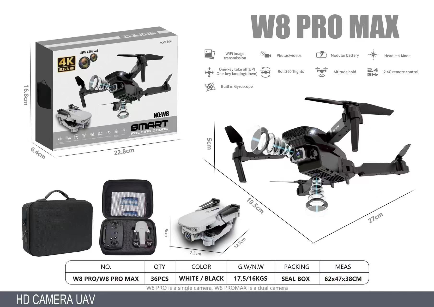 Drone W8 Pro Max